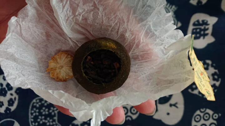 中茶普洱茶 2020年宫廷普洱心柑情愿新会小青柑普洱茶125g 中粮茶叶单罐 125g怎么样，好用吗，口碑，心得，评价，试用报告,第9张