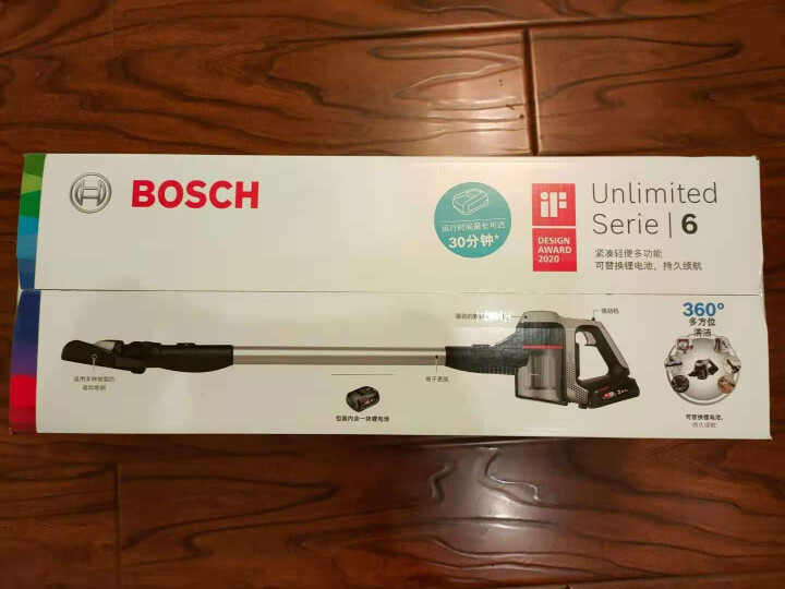 博世（BOSCH）手持吸尘器家用吸毛发吸螨无线宠物家庭适用 S6系列 银色,第4张