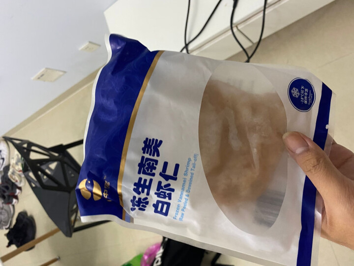 鳕中宝 南美白虾仁 新鲜冷冻青虾仁 宝宝辅食 火锅 烧烤 海鲜水产 生冻白虾仁220g 共24,第4张