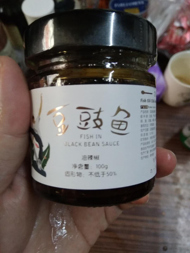 味青春辣椒酱 下饭菜牛肉酱调味酱炒菜拌饭拌面 【新品】豆豉鱼100g怎么样，好用吗，口碑，心得，评价，试用报告,第6张