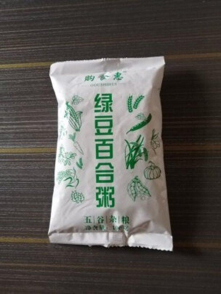 购食惠 绿豆百合粥100g（大米、绿豆、百合）混合粥米粥料五谷杂粮粗粮熬粥怎么样，好用吗，口碑，心得，评价，试用报告,第2张