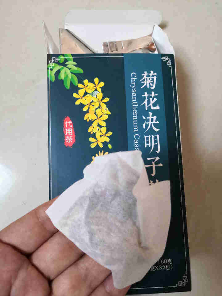 南京同仁堂菊花决明子茶 枸杞金银花养生茶牛蒡根五宝茶胎菊桂花熬夜八宝花草养生茶 一盒体验装 菊花决明子茶怎么样，好用吗，口碑，心得，评价，试用报告,第3张