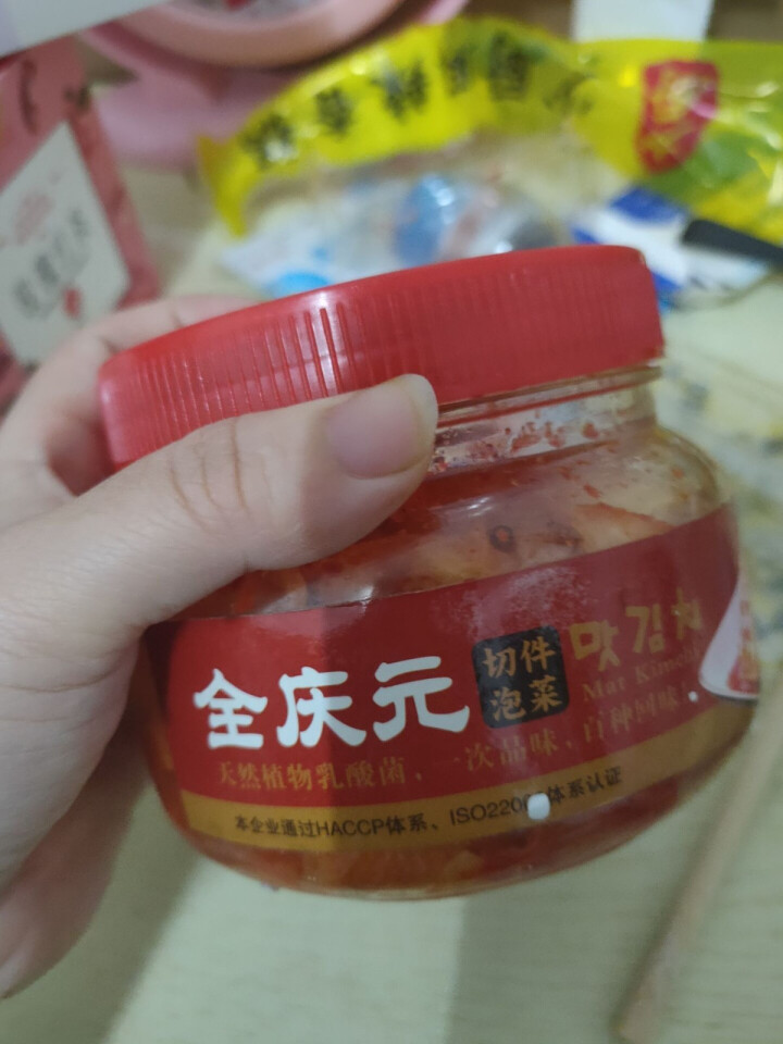 亚进辣白菜泡菜切件泡菜韩式风味辣白菜开胃下饭菜小包装方便速食 韩式切件泡菜 300g怎么样，好用吗，口碑，心得，评价，试用报告,第4张