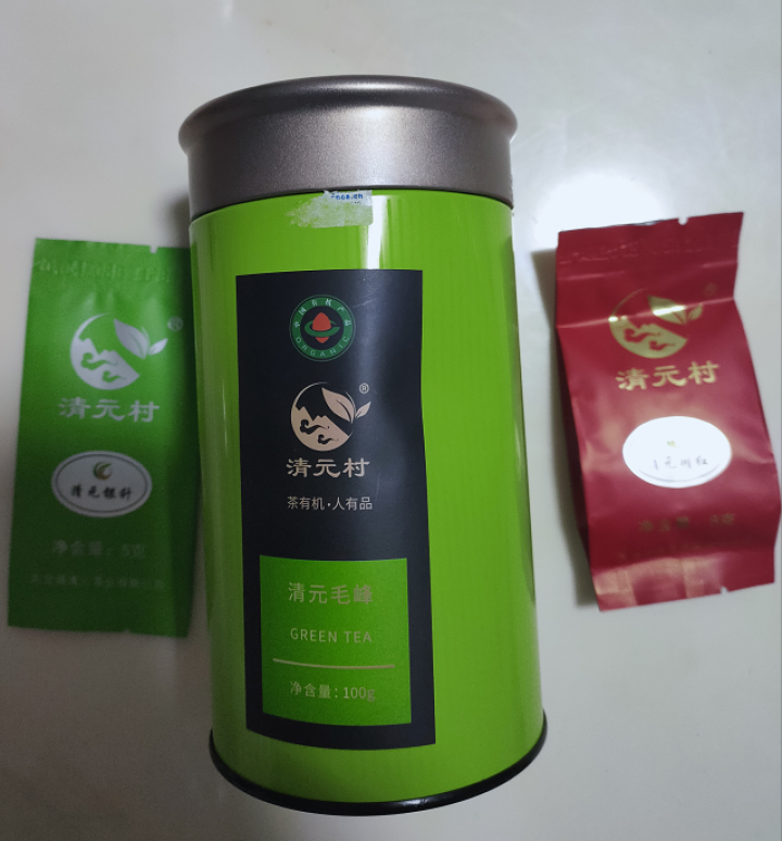 有机茶 绿茶毛峰 蒙顶山雅安原产毛峰 高山茶 含芽率高 明前春茶 清元村绿茶高山嫩芽茶叶100克怎么样，好用吗，口碑，心得，评价，试用报告,第2张