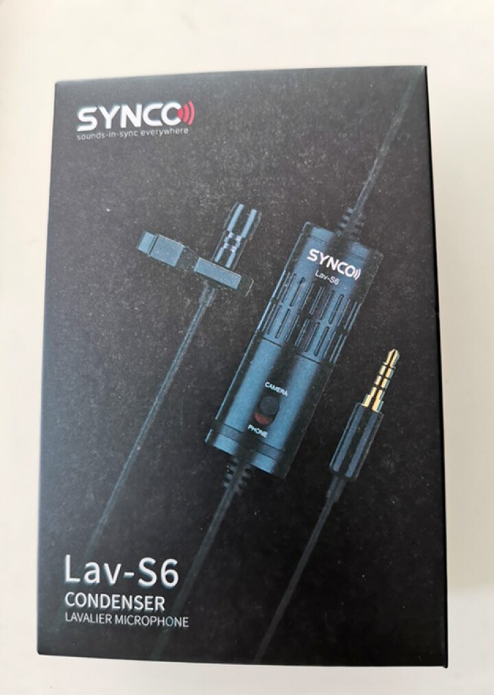 声刻（SYNCO） S6领夹式麦克风手机录音吃播网课单反相机采访话筒直播微电影便携降噪volg收音麦 【S6黑色单麦头】官方标配怎么样，好用吗，口碑，心得，评价,第5张