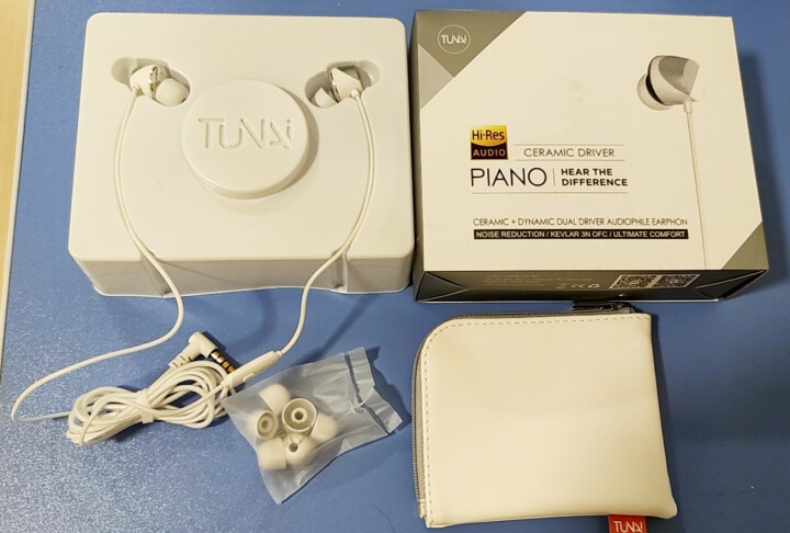 TUNAI Piano陶瓷动圈入耳式耳机有线HIFI耳塞高音音乐耳机游戏吃鸡降噪耳线电脑耳机带麦 流光银 Piano琴音入耳式耳机怎么样，好用吗，口碑，心得，评,第3张