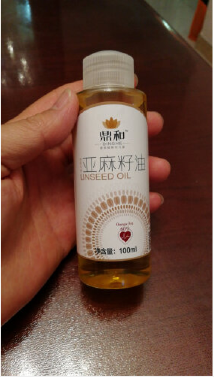 鼎和 内蒙古初榨冷榨脱蜡一级亚麻籽油食用油孕妇高亚麻酸100ml/瓶 节日礼品怎么样，好用吗，口碑，心得，评价，试用报告,第3张