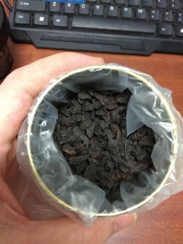 凤七号 碎银子普洱茶熟茶糯米香茶化石云南古树普洱老茶头特级 黑金碎银子300克怎么样，好用吗，口碑，心得，评价，试用报告,第4张