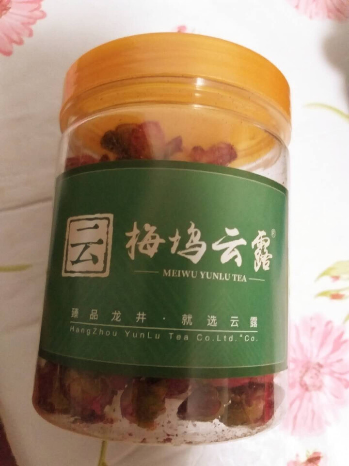 梅坞云露 花草茶茶叶 特级干玫瑰花苞养生茶 滋润女生泡水喝玫瑰花茶50g怎么样，好用吗，口碑，心得，评价，试用报告,第4张