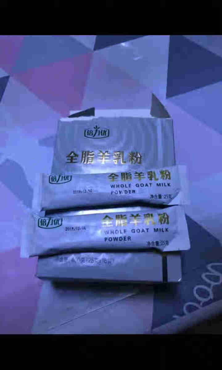 倍力优 纯羊奶粉中老年羊奶粉成人学生女士400g/盒 体验装50g怎么样，好用吗，口碑，心得，评价，试用报告,第2张