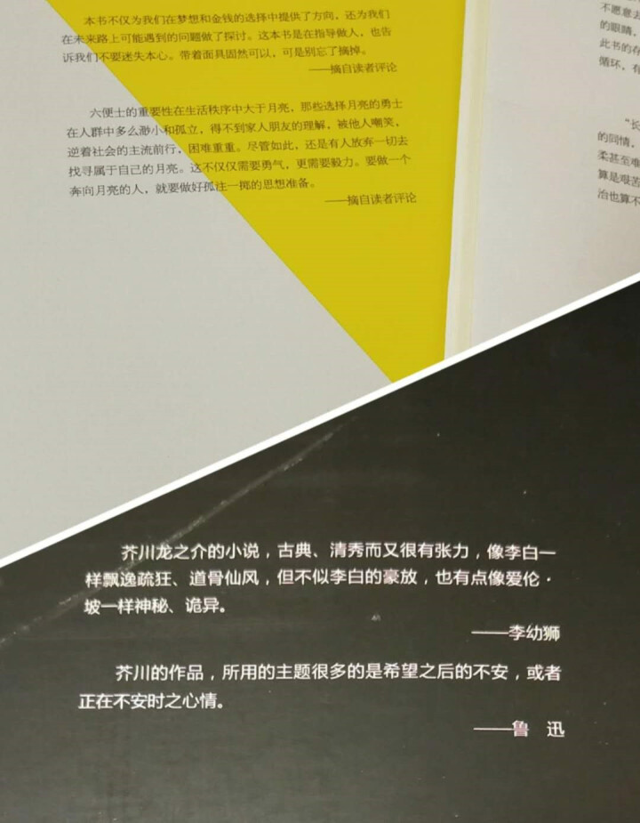 外国文学小说全4册 人间失格 我是猫 罗生门 月亮和六便士 世界名著太宰治毛姆夏目名著成功励志小说怎么样，好用吗，口碑，心得，评价，试用报告,第3张