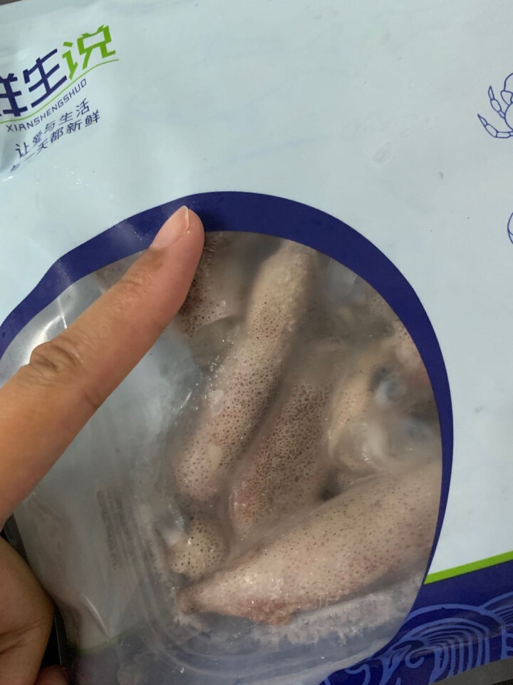 鲜生说 小鱿鱼200g 笔管鱼一口鱿船冻东山鱿鱼仔 小海鲜生鲜怎么样，好用吗，口碑，心得，评价，试用报告,第4张