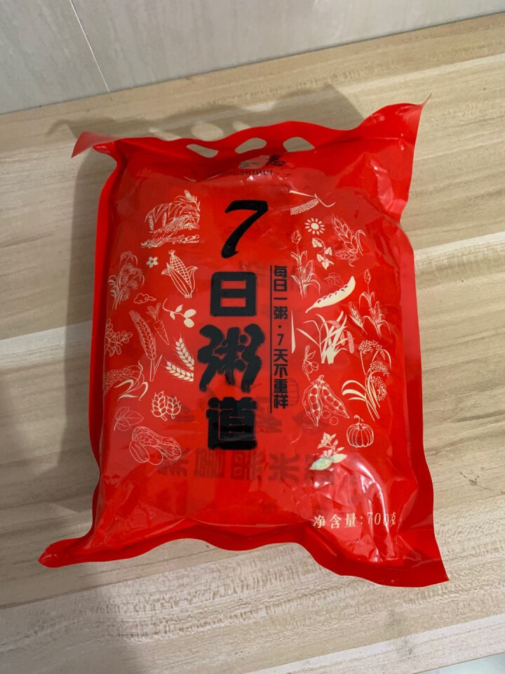 购食惠 7日粥道 五谷杂粮 粥米 7种700g（粥米 粗粮 组合 杂粮 八宝粥原料）怎么样，好用吗，口碑，心得，评价，试用报告,第2张