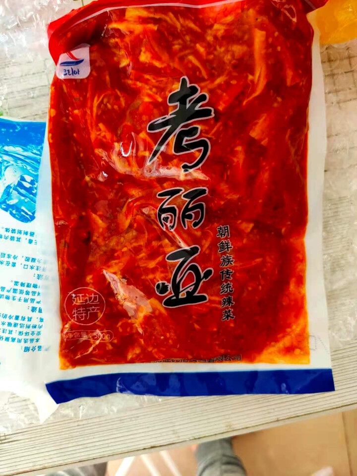 考丽亚 辣白菜韩国泡菜 青年萝卜延边特产泡菜下饭菜 袋装 牛筋500g*1袋怎么样，好用吗，口碑，心得，评价，试用报告,第2张