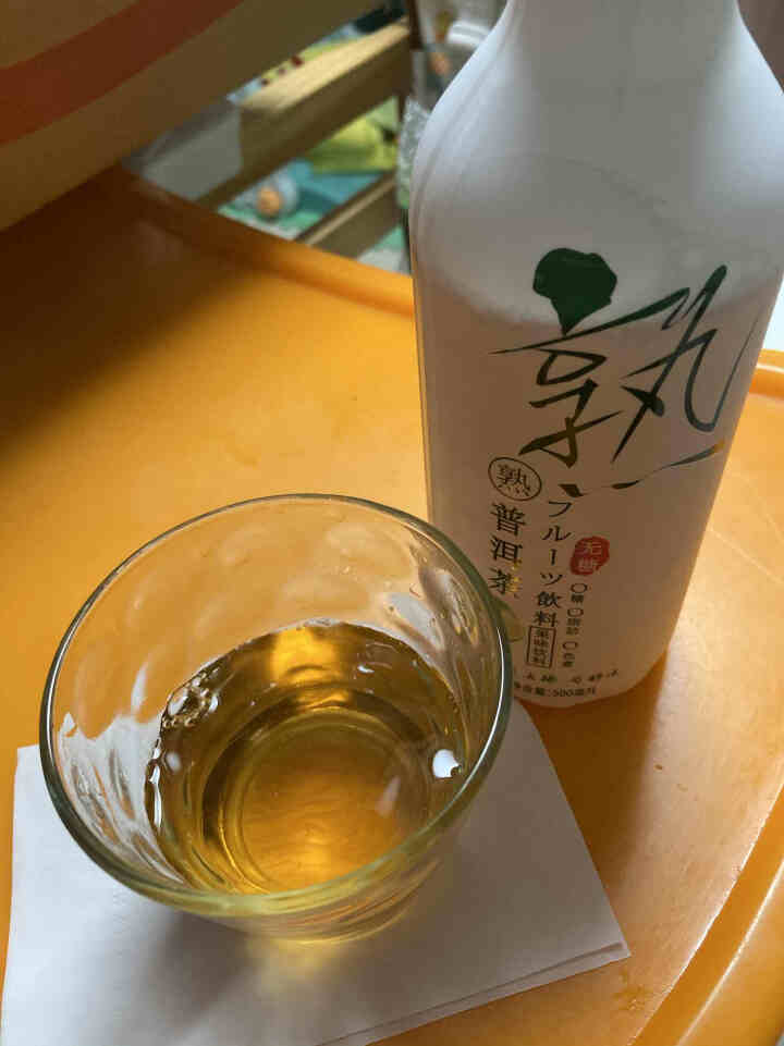 明仕日式无糖茶饮料 普洱生熟茶不含脂果味网红饮品 500ml/瓶 尝鲜生茶+熟茶（各一瓶）怎么样，好用吗，口碑，心得，评价，试用报告,第4张