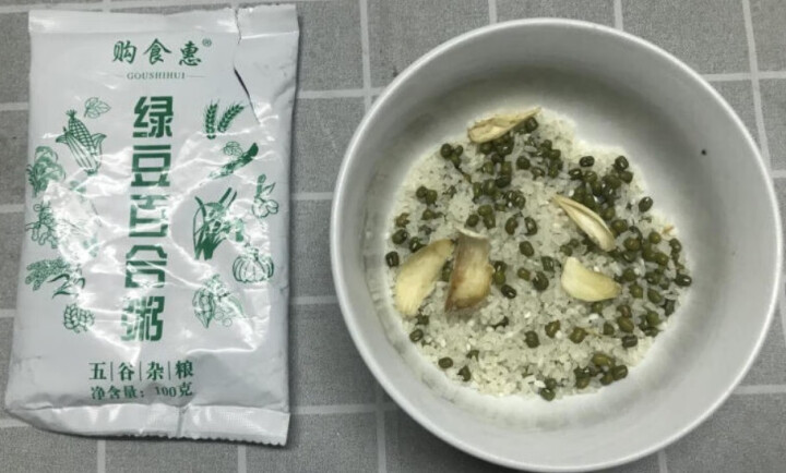 购食惠 绿豆百合粥100g（大米、绿豆、百合）混合粥米粥料五谷杂粮粗粮熬粥怎么样，好用吗，口碑，心得，评价，试用报告,第3张