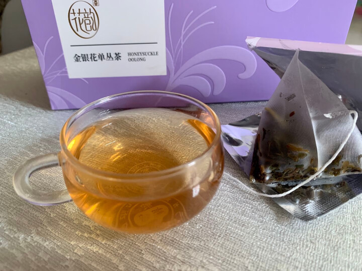 宋凰 金银花茶单丛祛火花茶组合 凤凰单枞混合型花草茶叶 花韵乌龙茶礼盒 花茶袋泡茶 【藤音】2.5g*15怎么样，好用吗，口碑，心得，评价，试用报告,第4张