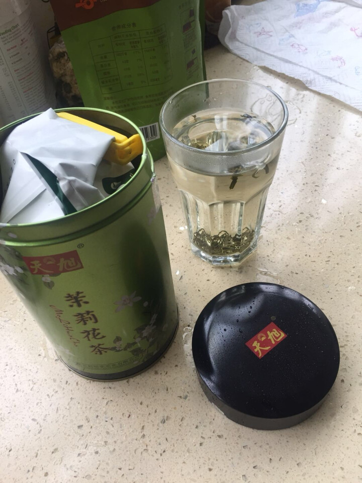 茉莉花茶特级浓香型500g 花草茶茶叶2018新茶 天旭花茶绿茶花毛峰 广西横县茉莉花250g*2罐怎么样，好用吗，口碑，心得，评价，试用报告,第4张