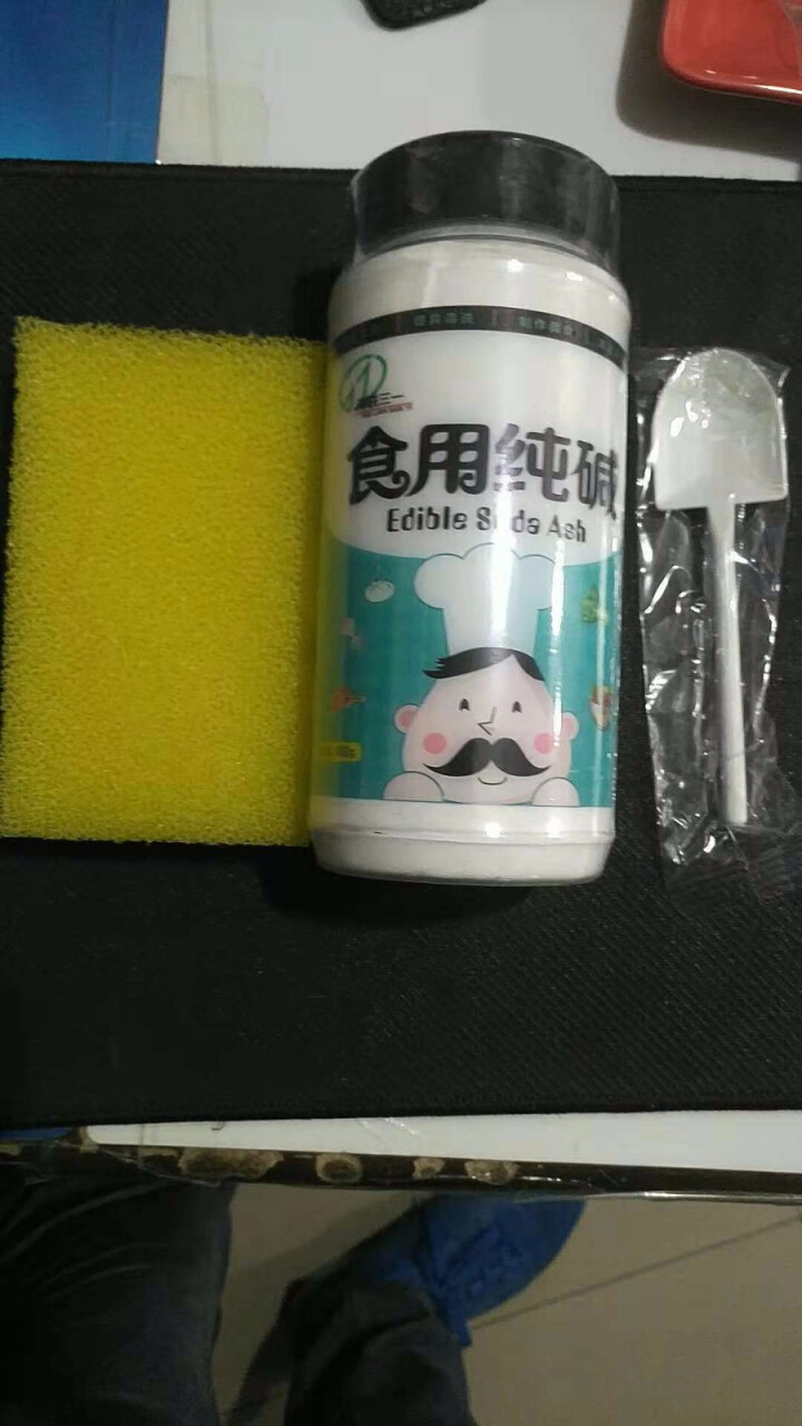 海联三一 食用碱面碱粉碳酸钠蒸包子馒头碱水面包粽子泡发干货去油污清400g瓶装 *1怎么样，好用吗，口碑，心得，评价，试用报告,第2张