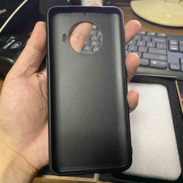 晶罡 oppoace2手机壳ACE2保护套原配素皮款全包防摔软壳不占指纹细腻手感潮男女款后壳套 OPPO ACE2【青山黛】怎么样，好用吗，口碑，心得，评价，试,第4张