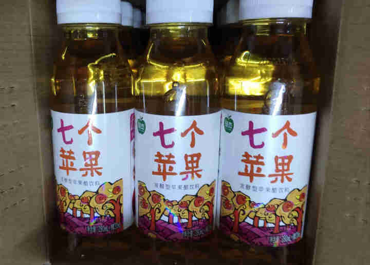 绿杰七个苹果醋饮料整箱装300ml*15瓶装苹果醋果汁饮料怎么样，好用吗，口碑，心得，评价，试用报告,第6张