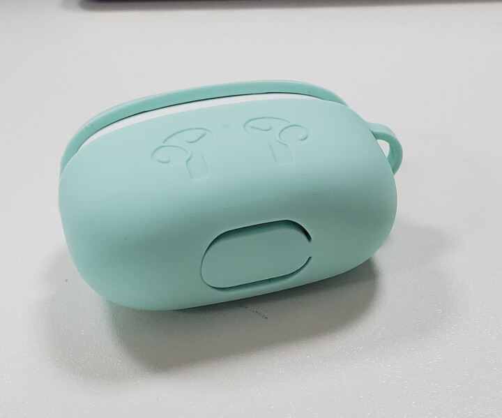 日新隆 airpods pro保护套/3代苹果无线蓝牙耳机防滑套防尘防摔防指纹硅胶轻薄 薄荷绿怎么样，好用吗，口碑，心得，评价，试用报告,第4张