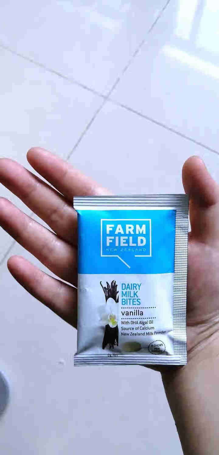 Farmfield牧菲德干吃牛奶奶片香草味奶新西兰原装进口片糖 香草牛奶味*8片装怎么样，好用吗，口碑，心得，评价，试用报告,第3张