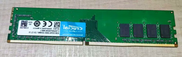 Crucial英睿达镁光 4G/8G/16G 四代DDR4 2400/2666/3000台式机内存条 8G DDR4 2666 即插即用 强劲兼容 适用于各台式,第4张