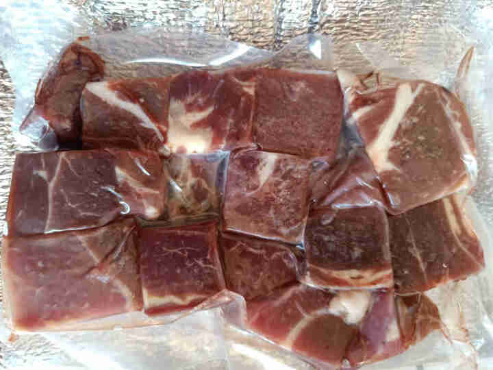 元圣e族生鲜牛肉自营高品质阿根廷牛腩块真空装原切500g/包火锅烧肉食材炖蒸煮健身推荐两包装 500g*2怎么样，好用吗，口碑，心得，评价，试用报告,第4张