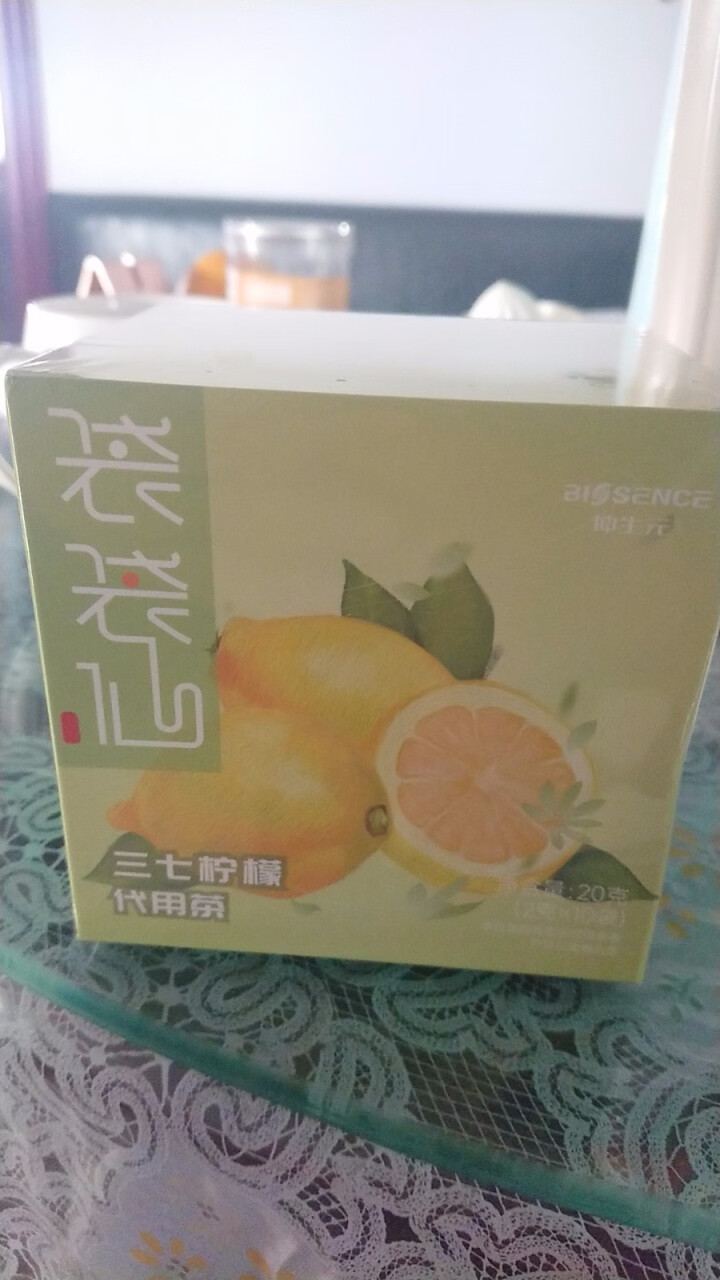 坤生元 袋袋仙林下三七叶天然原料配方 袋泡茶多口味柠檬玫瑰蒲公英橘皮 养生花草茶20gx1盒三角茶包 三七柠檬怎么样，好用吗，口碑，心得，评价，试用报告,第3张