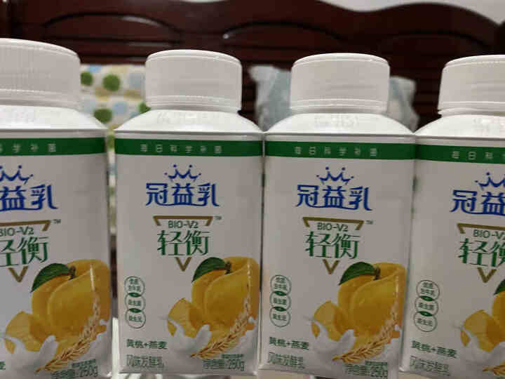 蒙牛冠益乳酸奶风味酸牛奶益生菌发酵乳儿童营养早餐奶250g*8盒 蒙牛冠益乳250g 黄桃燕麦味 2瓶怎么样，好用吗，口碑，心得，评价，试用报告,第3张