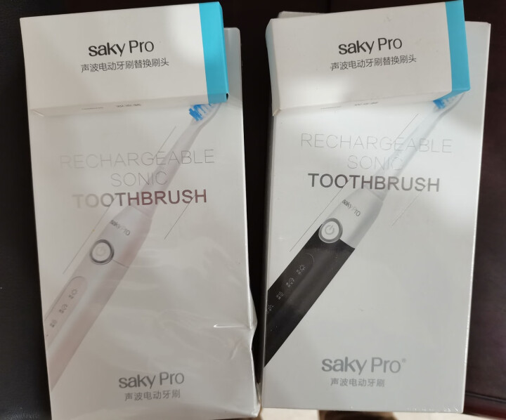 舒客（Saky）舒克情侣款成人电动牙刷 情侣款黑白+白（共8刷头+4牙膏）怎么样，好用吗，口碑，心得，评价，试用报告,第4张