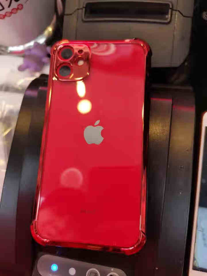 陌小朵 苹果11/11Pro手机壳电镀软壳 iPhone11 Pro max保护套全包气囊防摔透明款 中国红 iPhone 11 pro怎么样，好用吗，口碑，心,第3张