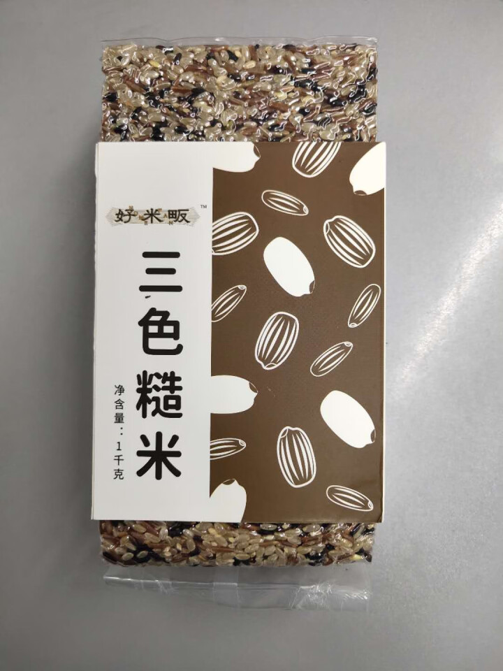 好米畈 三色糙米1kg 健身低脂代餐 真空装怎么样，好用吗，口碑，心得，评价，试用报告,第4张