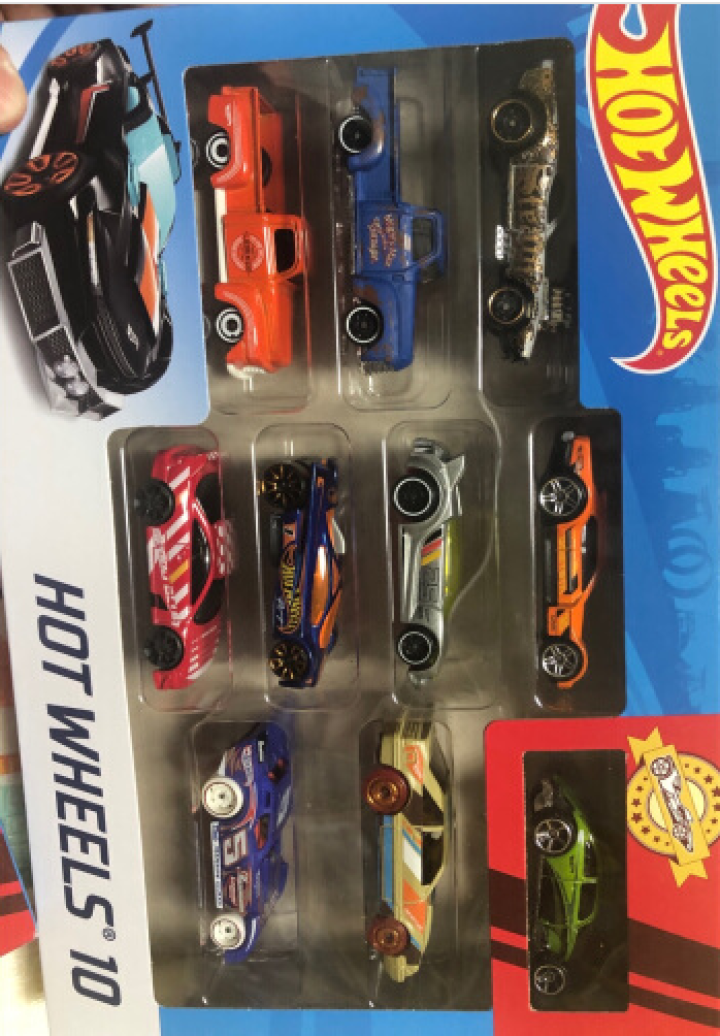 风火轮（HOT WHEELS）模型小车玩具 火辣小跑车十辆装 54886（混装随机发货）怎么样，好用吗，口碑，心得，评价，试用报告,第2张