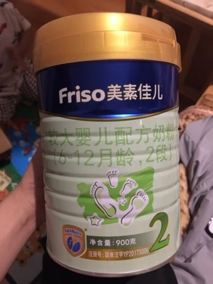 美素佳儿（Friso）【荷兰原装进口】较大婴儿配方奶粉 2段（6,第3张