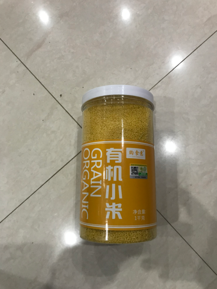 购食惠 有机 黄小米 2斤装1000g（五谷 杂粮 小黄米 无添加 月子粥 粗粮 小米粥）怎么样，好用吗，口碑，心得，评价，试用报告,第2张