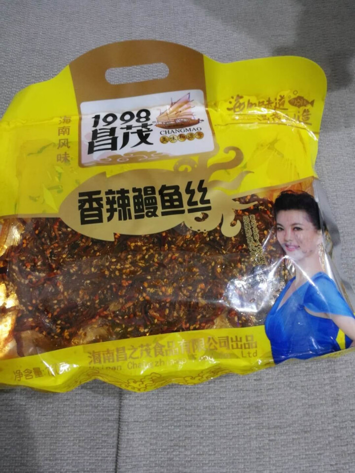 昌茂 海鲜干货 海南特产 香辣鳗鱼条150g即食鱼干休闲零食小吃怎么样，好用吗，口碑，心得，评价，试用报告,第2张