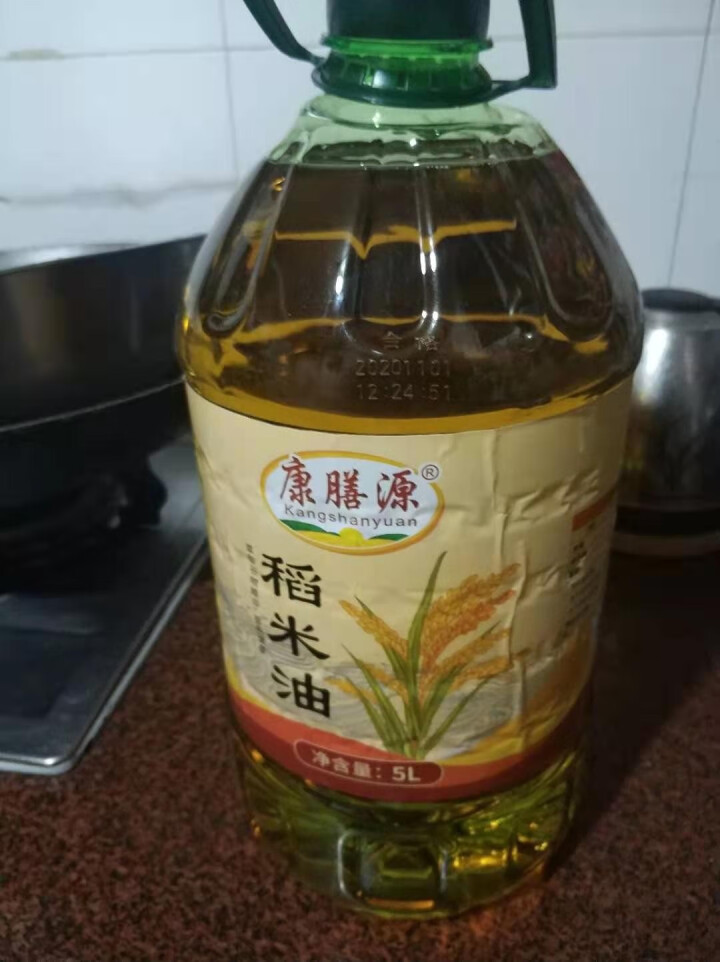 康膳源 谷维多稻米油5L 米糠油谷物油食用油怎么样，好用吗，口碑，心得，评价，试用报告,第2张