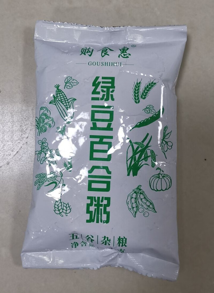 购食惠 绿豆百合粥100g（大米、绿豆、百合）混合粥米粥料五谷杂粮粗粮熬粥怎么样，好用吗，口碑，心得，评价，试用报告,第2张