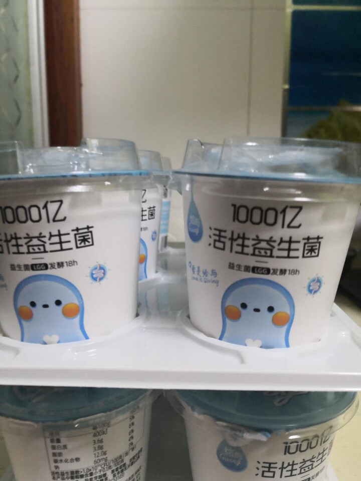 给与酸奶活性益生菌发酵乳120g*12杯0%蔗糖无香糖低温1000亿益生菌风味酸奶 12瓶怎么样，好用吗，口碑，心得，评价，试用报告,第4张