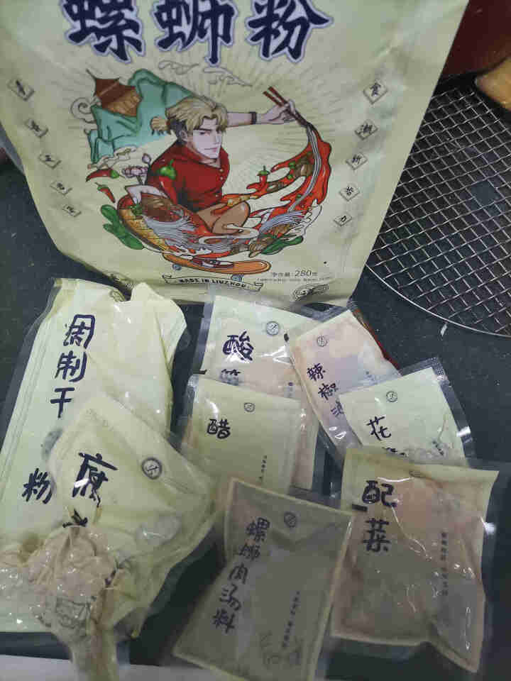 食八岁螺蛳粉280g（水煮型）正宗广西柳州特产酸辣粉方便面食袋装 280g*1包怎么样，好用吗，口碑，心得，评价，试用报告,第3张