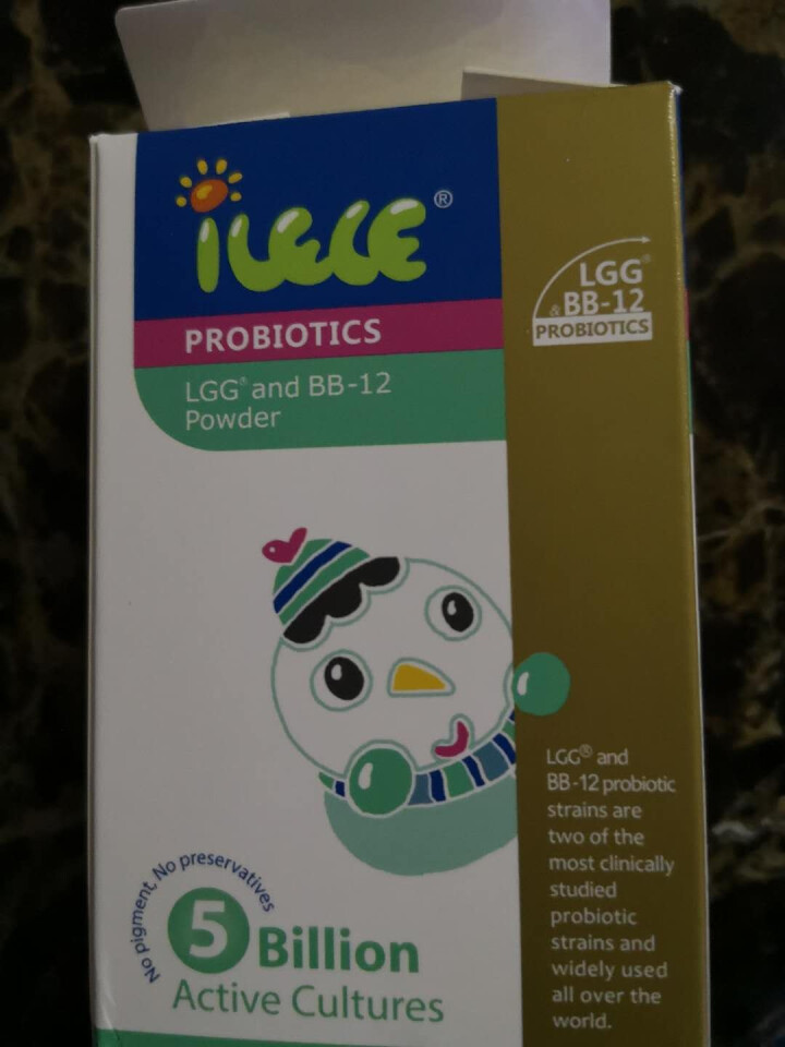 iLELE爱乐乐 婴幼儿童活性益生菌粉 妈咪爱家族产品 丹麦原装进口 LGG+BB,第2张