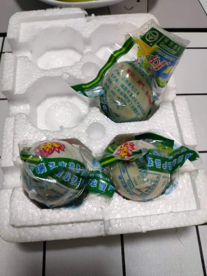 溢流香咸鸭蛋熟食真空红泥腌制绿色食品认证 4枚40g 试吃装怎么样，好用吗，口碑，心得，评价，试用报告,第3张