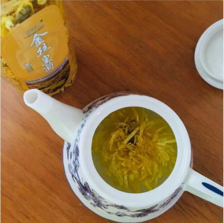 【买2罐=发4罐+1杯】菊花茶 金丝皇菊 帝皇知里贡菊一杯一大朵约40朵花草茶叶配凉茶胎菊枸杞金银花怎么样，好用吗，口碑，心得，评价，试用报告,第4张