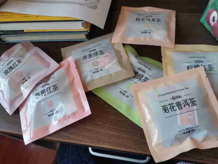 立尚 缤纷组合茶蜜桃乌龙茶桂花玫瑰红茶茉莉绿茶菊花普洱茶水果茶果粒茶花果冷泡茶三角包袋泡茶20袋/盒怎么样，好用吗，口碑，心得，评价，试用报告,第4张