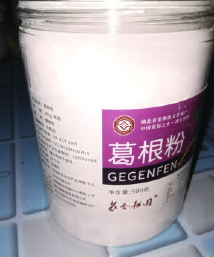 苏合秾园 葛根粉500g 出口级品质湖北特产野生纯正天然农家柴葛粉五谷杂粮营养早餐谷物粉禅食代餐粉 葛根粉500g/罐【出口品质】怎么样，好用吗，口碑，心得，评,第3张