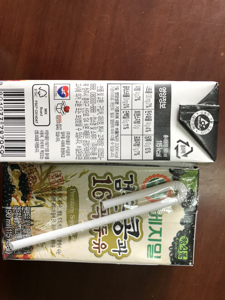 【韩国进口】倍吉美尔16谷物黑豆豆奶营养豆乳 190ml*2（体验装）怎么样，好用吗，口碑，心得，评价，试用报告,第4张