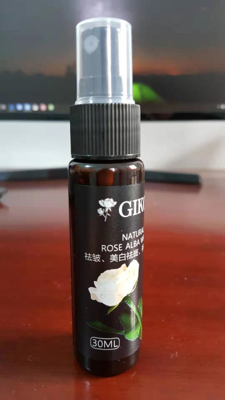 GIKOP保加利亚有机白玫瑰纯露爽肤水喷雾 补水保湿 焕白控油 滋润营养 紧致毛孔男女适用 白玫瑰30ML怎么样，好用吗，口碑，心得，评价，试用报告,第4张