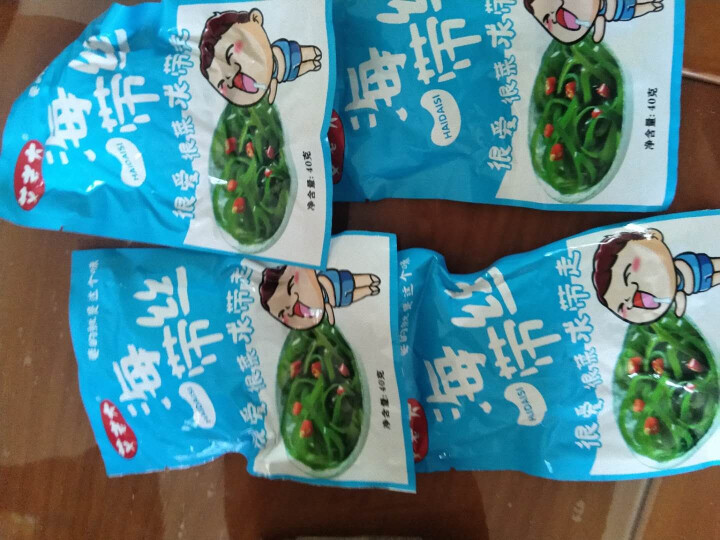 【大荔扶贫馆】即食海带丝 40g*12袋 开袋即食 下饭菜香辣可口 40g*12袋/组怎么样，好用吗，口碑，心得，评价，试用报告,第3张